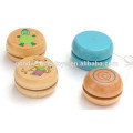 2015 Hotsale Natural Wooden Happy Kids Toys, Novo Design Wooden Yo-Yo, Brinquedos promocionais de madeira populares